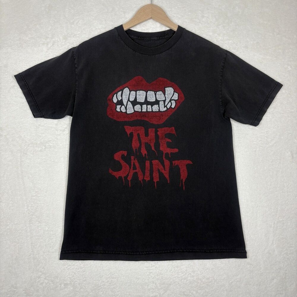 G-Eazy Shirt Adult Medium Black Fade The Saint Graphic Tee Grunge Goth Rap